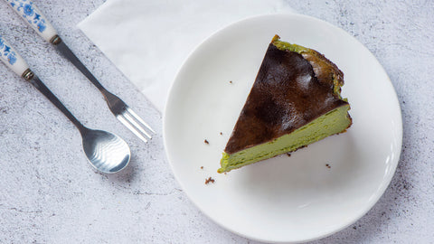 matcha baskisk cheesecake opskrift