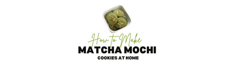 matcha mochi cookies