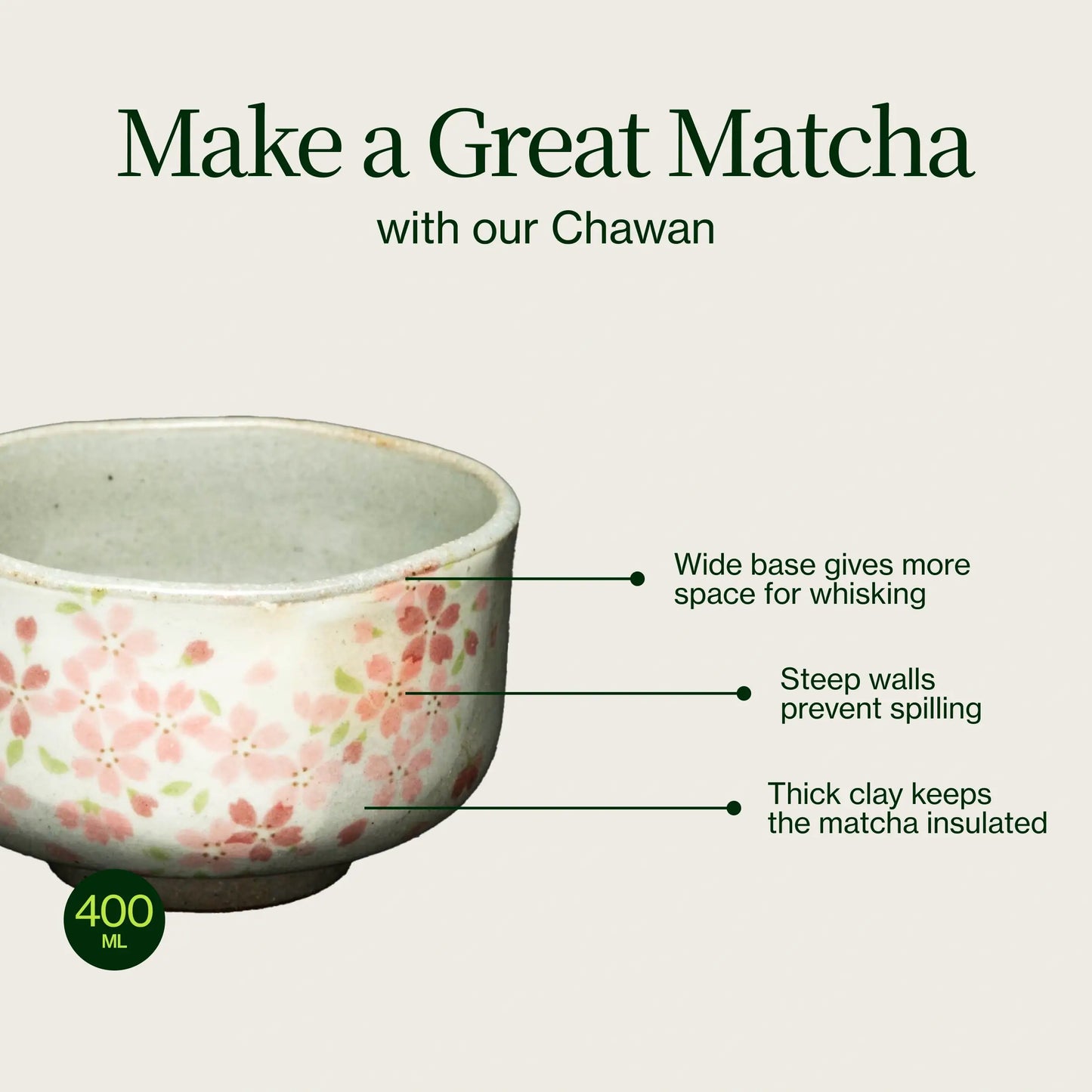 Grå Chawan Skål