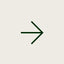 A minimalist dark green right-pointing arrow centered on a solid, warm off-white background.