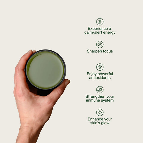 Sencha Shizuku med Matcha-pulver