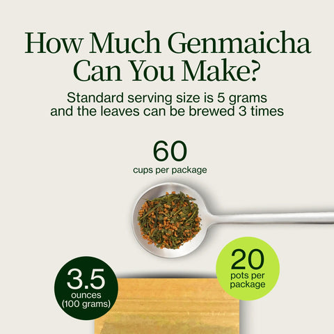 Genmaicha grøn te med ristede ris