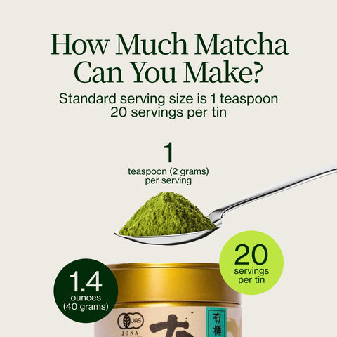 Washimine ceremoniel Matcha -te