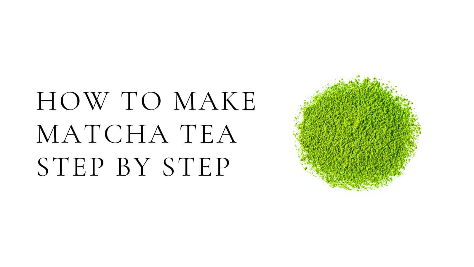 Indlæs video: How to Make Matcha