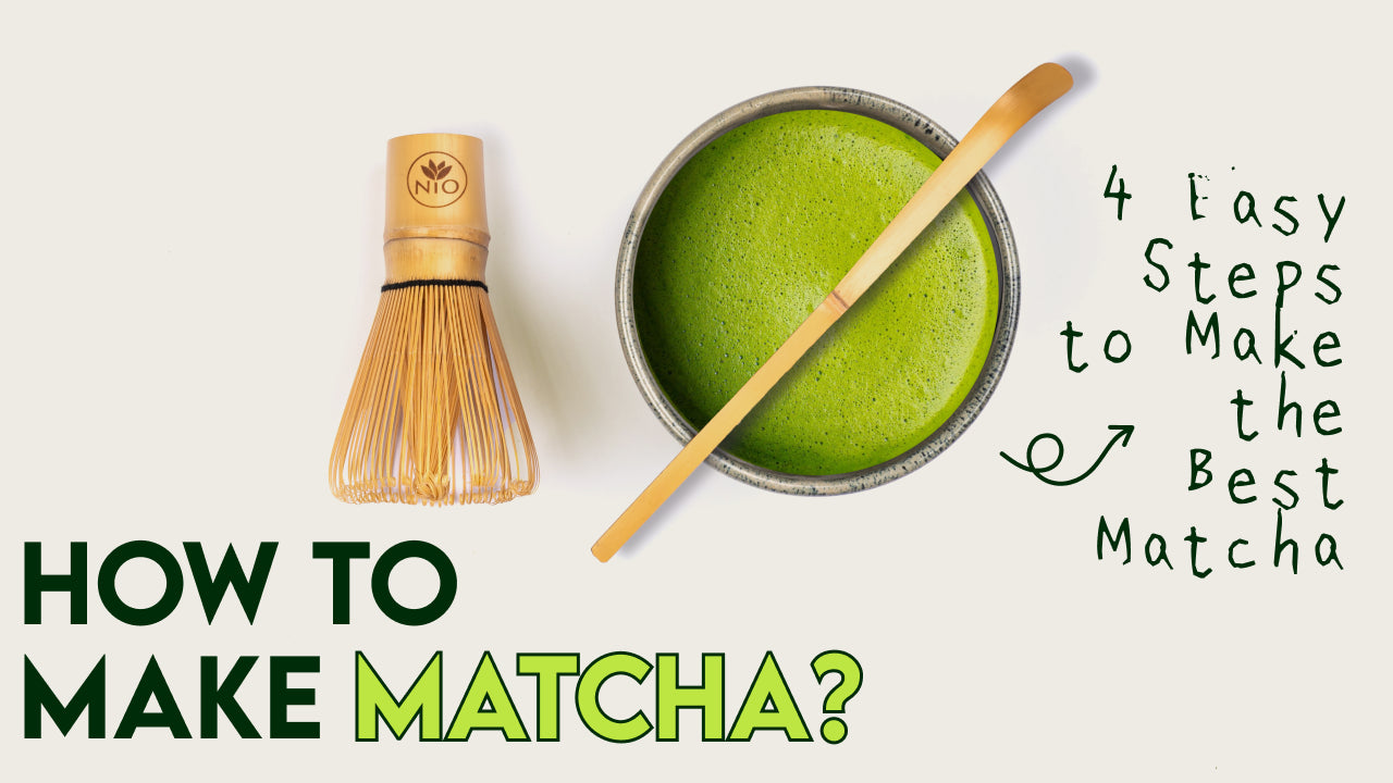 Indlæs video: how to make matcha powder step by step
