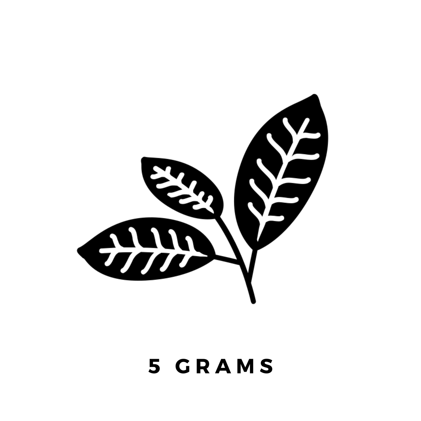 icon of 5 grams of tea leaves