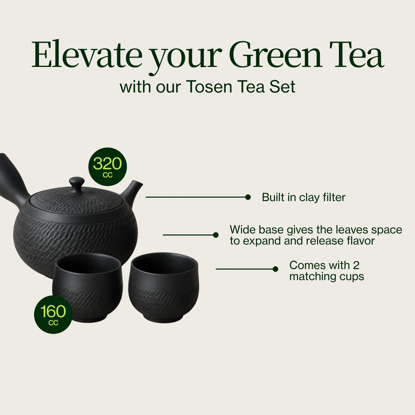 Tosen Kyusu Tekandesæt