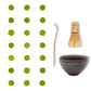 Matcha Tea Sampler 21 Pack with Matcha Whisk and Matcha Bowl