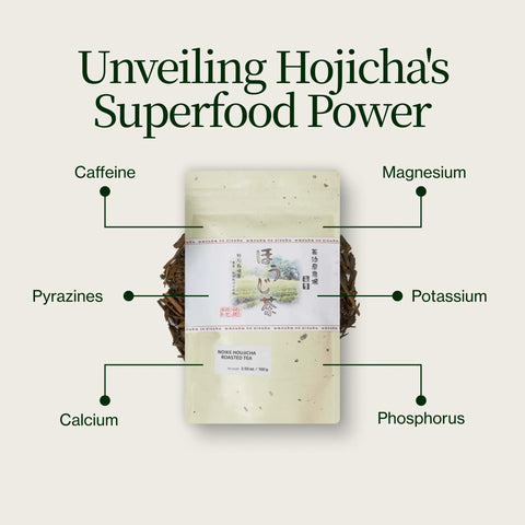 Ristet Hojicha grøn te Noike