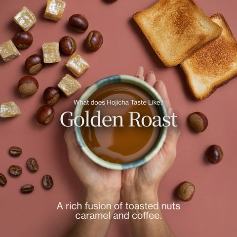 Ristet Hojicha grøn te Noike