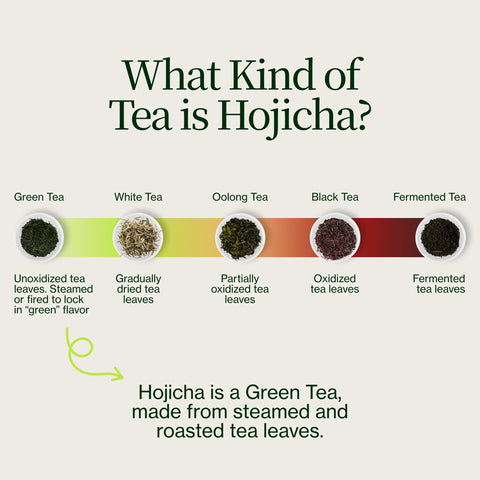 Ristet Hojicha grøn te Noike